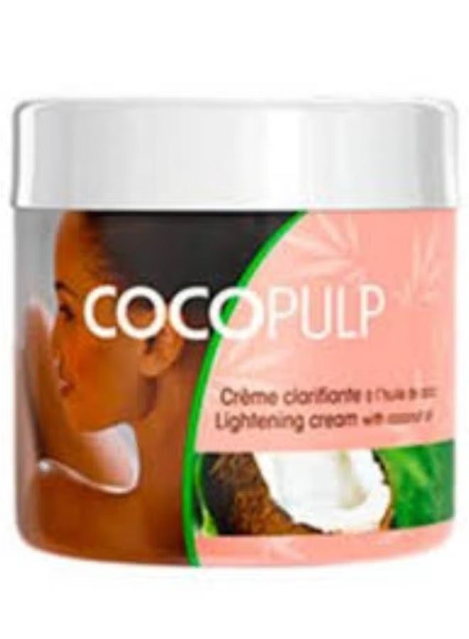 COCOPULP Coconut Oil Skin Lightening and Skin Whitening Cream 300ml - Image 1